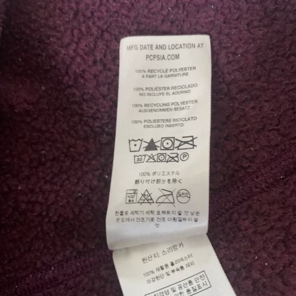 Patagonia Women’s Better Sweater 1/4 Zip Fleece Jacket Plum Purple Size L - Picture 7 of 8